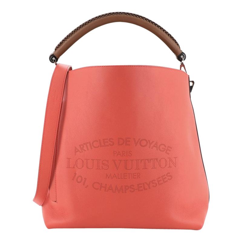 Louis Vuitton, Bags, Authentic Louis Vuitton Bagatelle Red Empreinte Hobo  With Braid Discontinued