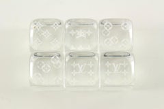 Louis Vuitton Voyage Clear Monogram Dice Set 43lk624s