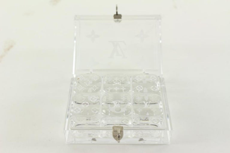Authentic Louis Vuitton Limited Edition Clear Monogram Dice Set VIP Gift  Item 4
