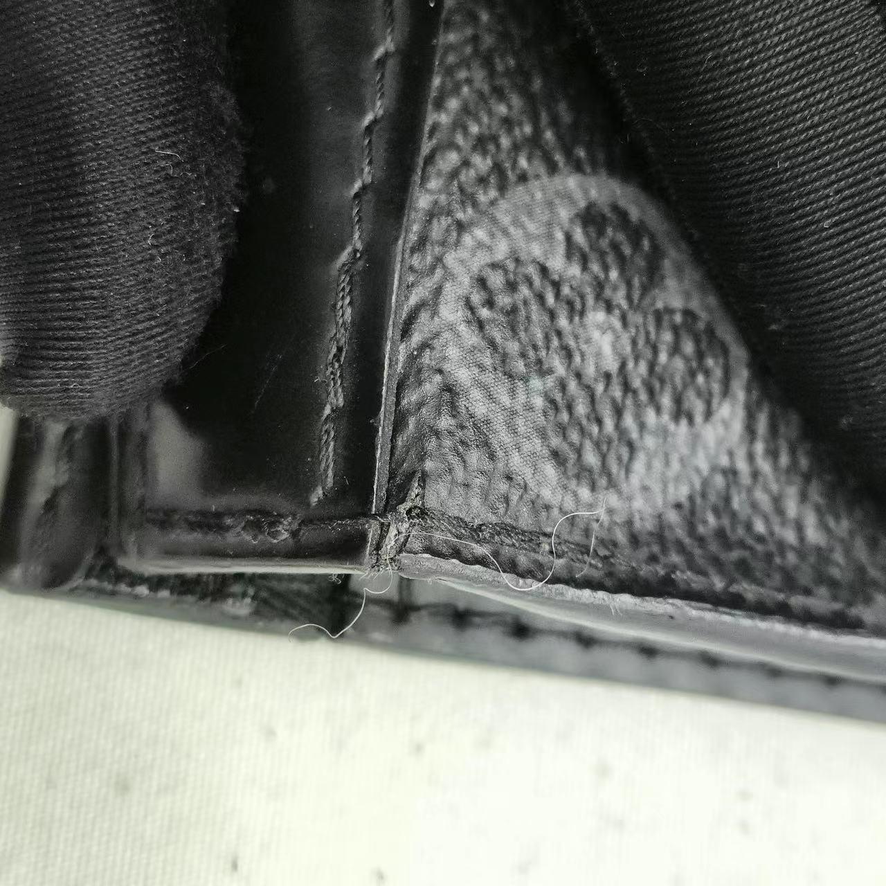 Louis Vuitton Voyage Clutch Black Monogram Men's 12