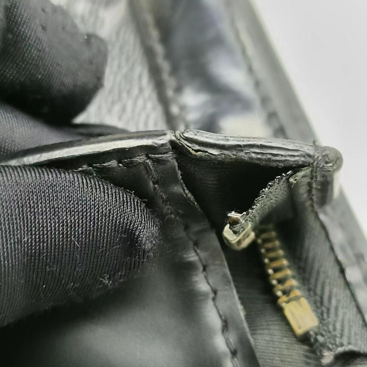 Louis Vuitton Voyage Clutch Black Monogram Men's 16