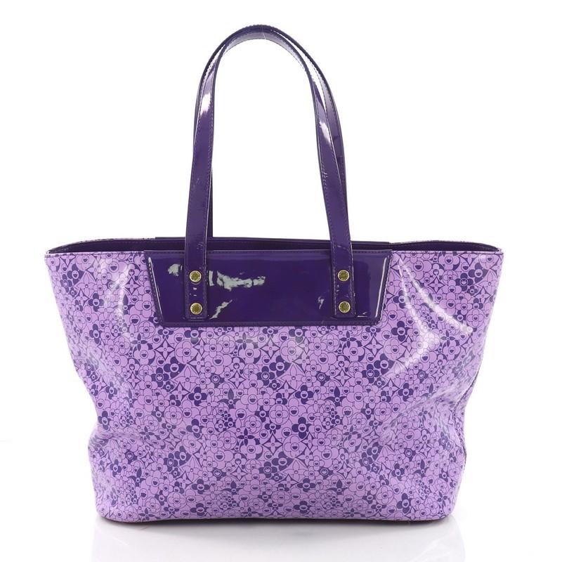 Louis Vuitton Voyage Tote Cosmic Blossom PM In Good Condition In NY, NY