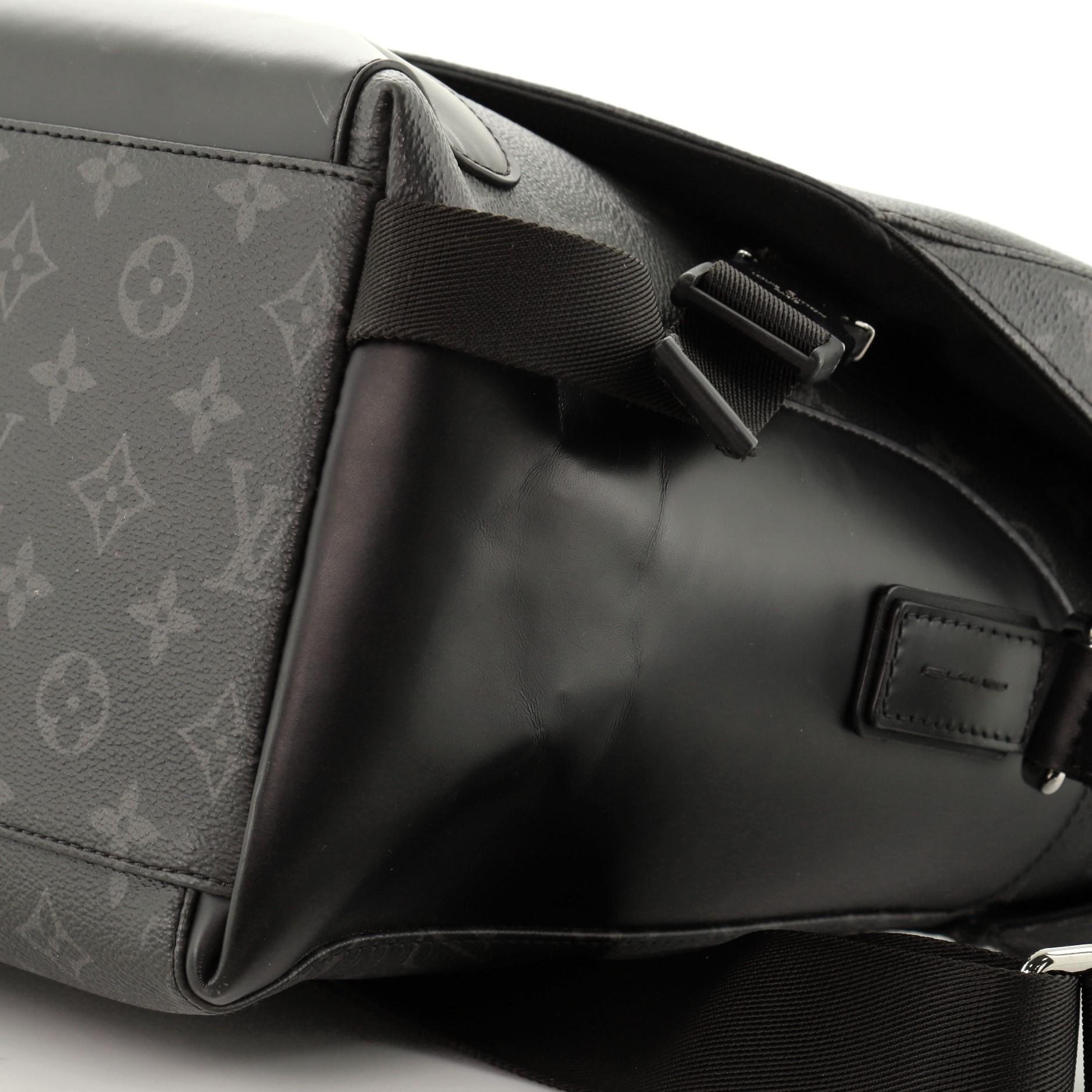 Louis Vuitton Voyager Messenger Bag Monogram Eclipse Canvas MM 1