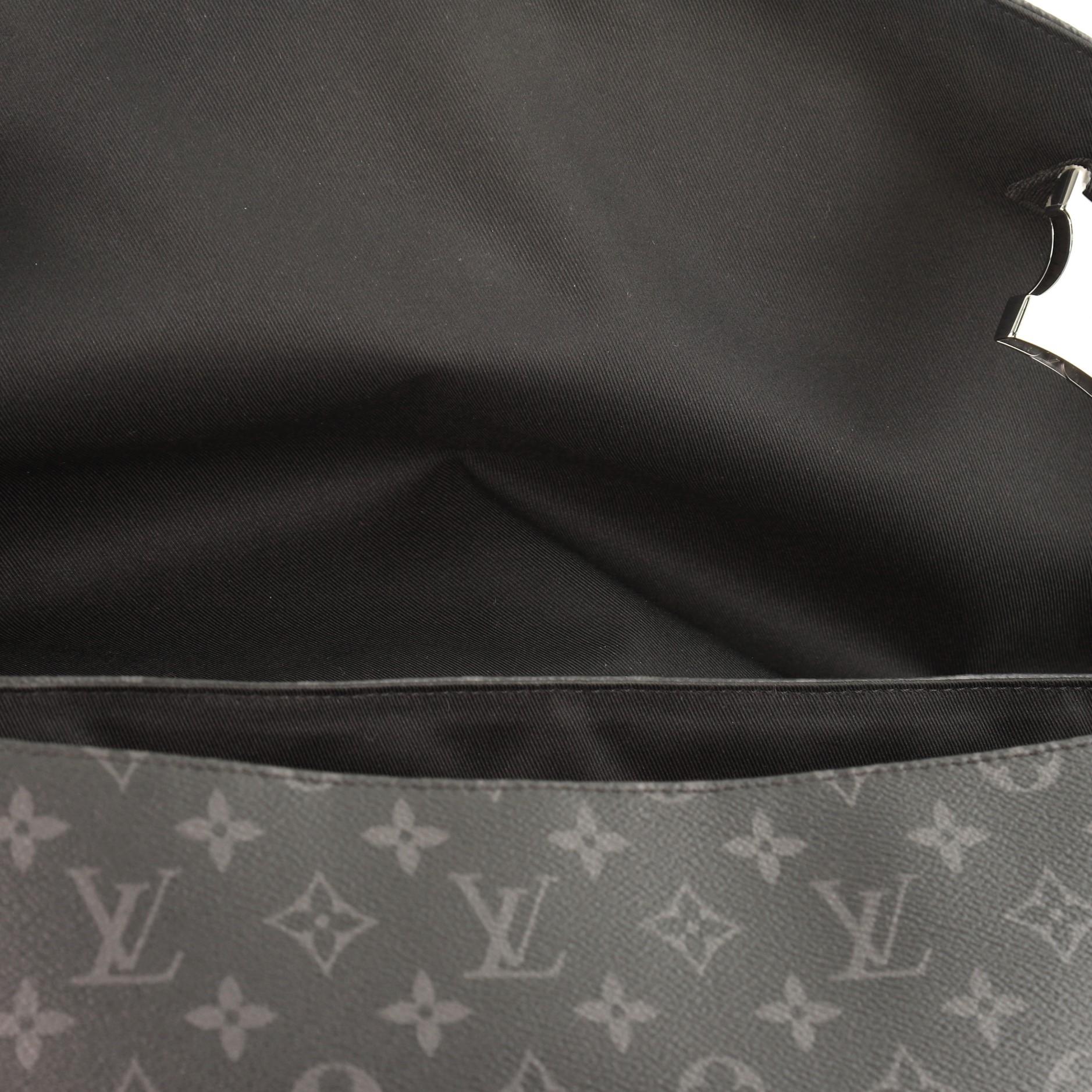 Louis Vuitton Voyager Messenger Bag Monogram Eclipse Canvas MM 3