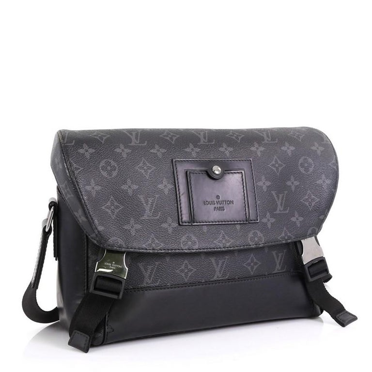 Louis Vuitton Voyager Messenger Bag Monogram Eclipse Canvas PM at 1stDibs