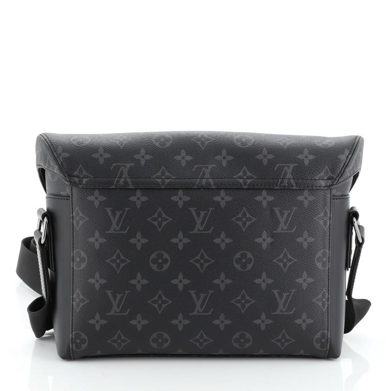 Louis Vuitton Voyager Messenger Bag Monogram Eclipse Canvas PM In Good Condition In NY, NY