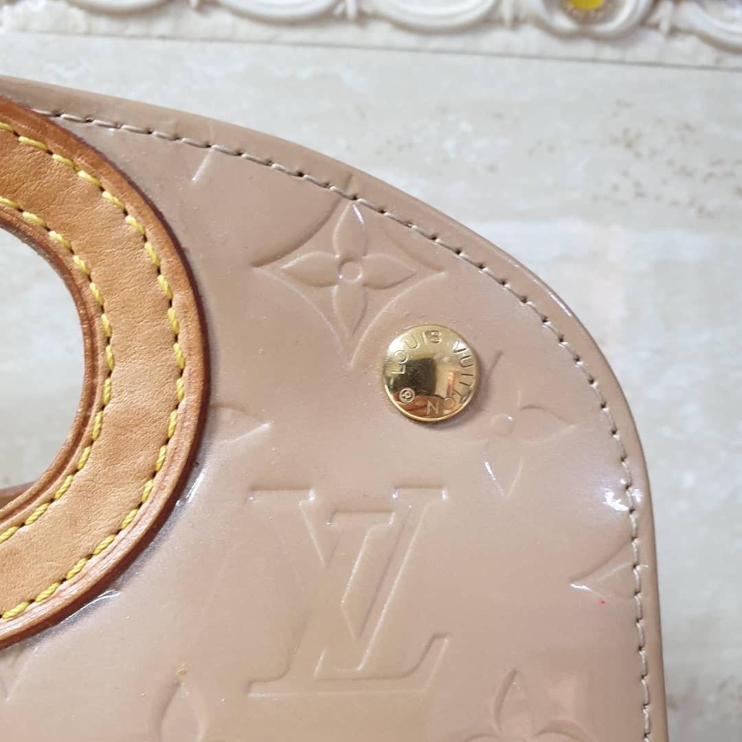 Louis Vuitton W Maple Drive Florentine Monogram Tot Beige Patent Leather Tote 2