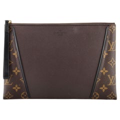 Louis Vuitton W Pochette Monogram Canvas and Leather Louis Vuitton W Pochette Monogram Canvas and Leather