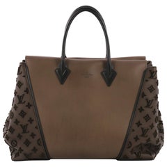 Louis Vuitton W Tote Cuir Orfevre and Veau Cachemire GM