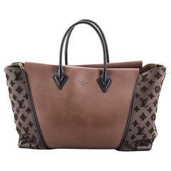 Louis Vuitton W Tote Cuir Orfevre and Veau Cachemire GM