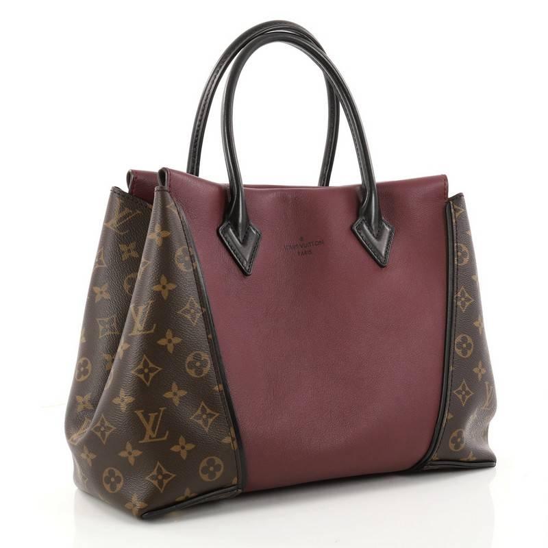 Louis vuitton tote bag red interior top