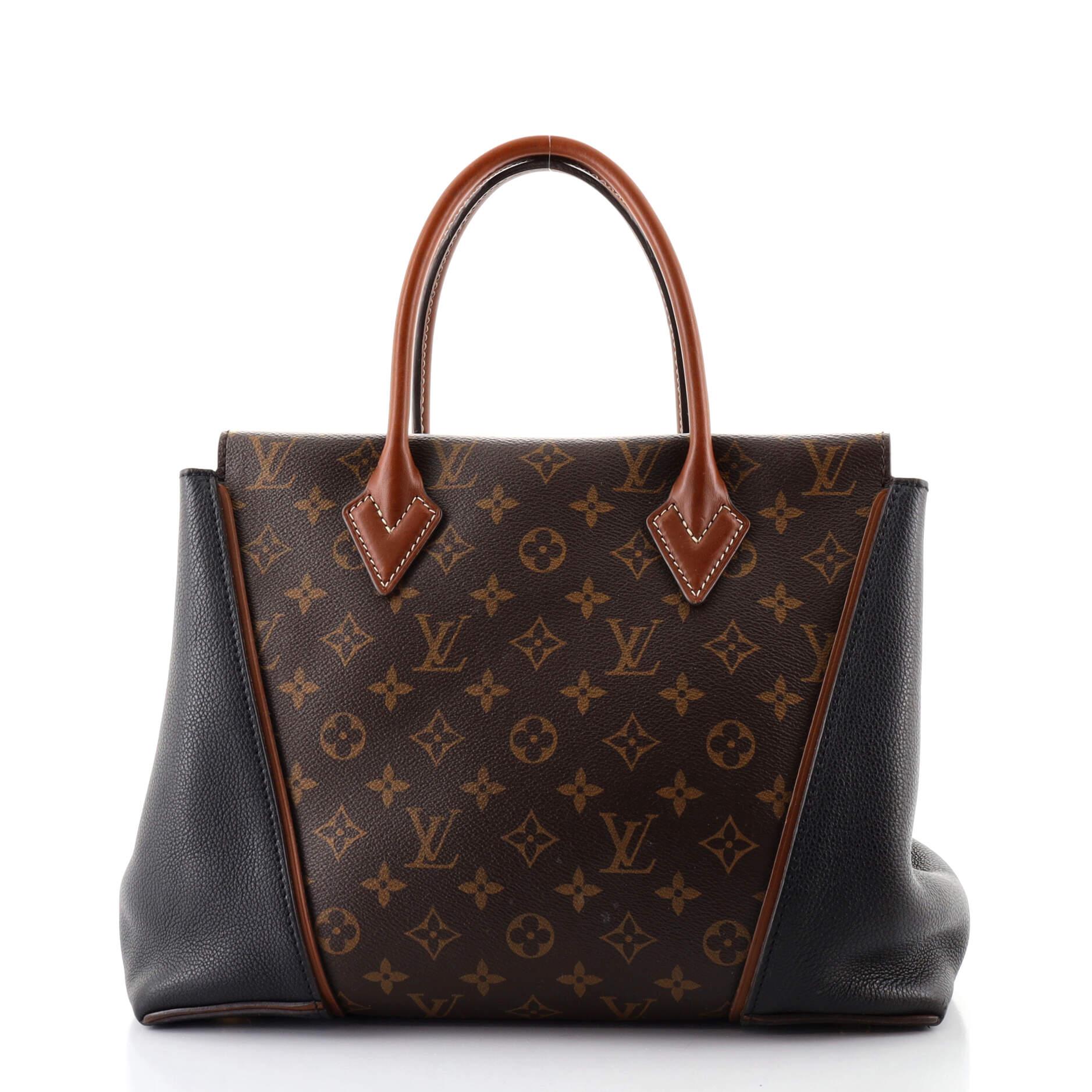 Louis Vuitton W Tote Monogram Canvas and Leather PM In Good Condition In NY, NY