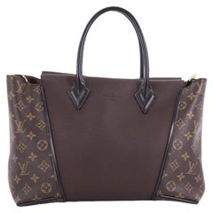 Louis Vuitton W Tote Monogram Canvas and Leather PM at 1stDibs