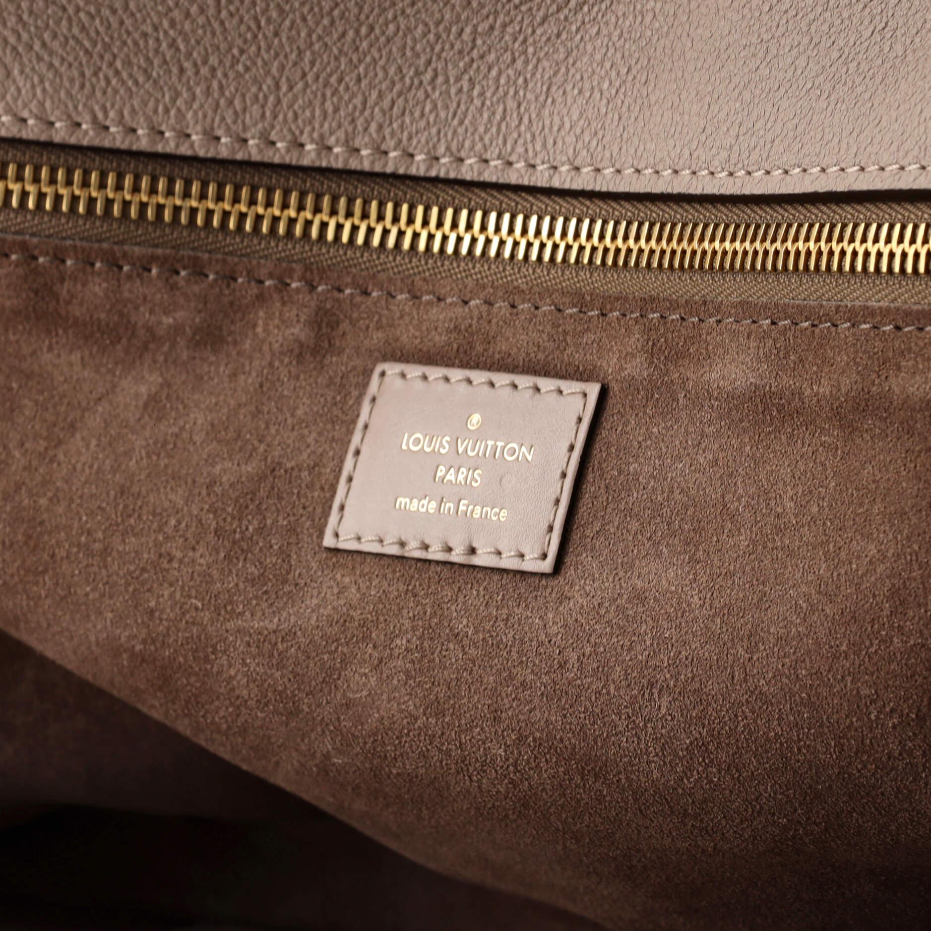 Louis Vuitton W Tote Monogram Tuffetage Leather PM 2