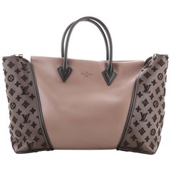 Louis Vuitton W Tote Monogram Tuffetage Leather PM