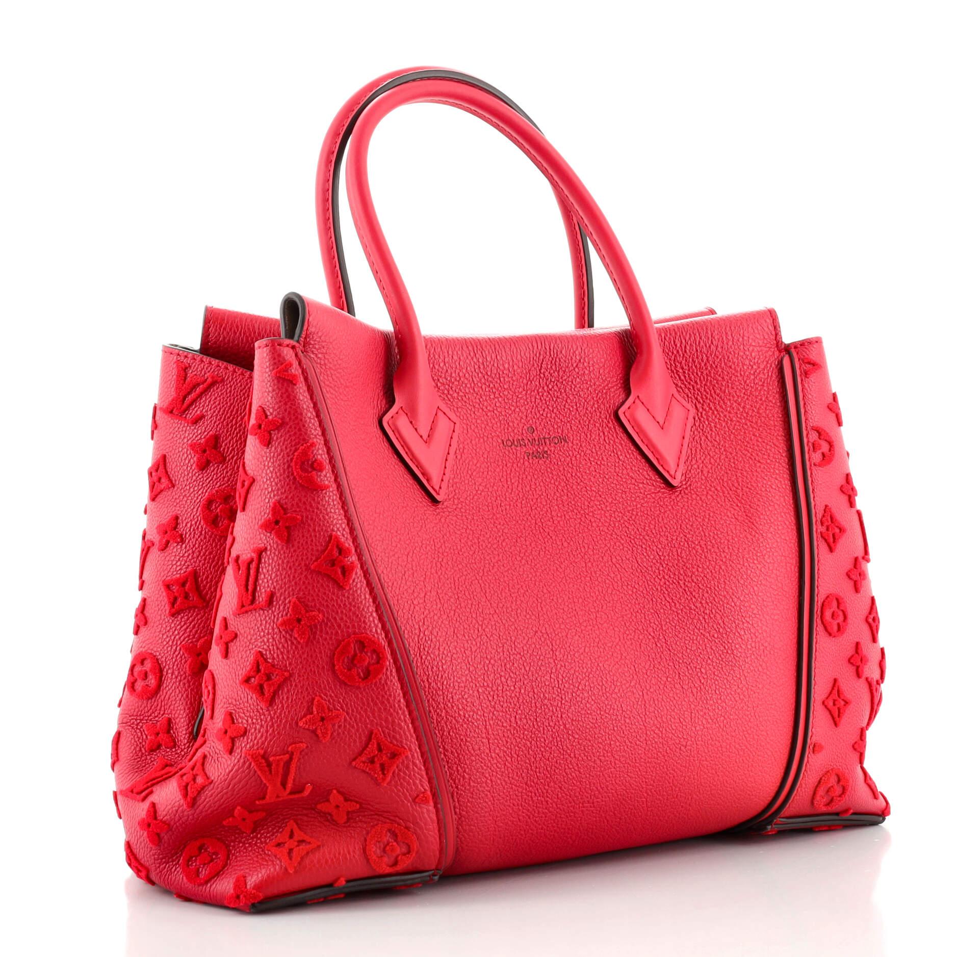 Louis Vuitton W Tote Veau Cachemire Kalbsleder PM (Rot)