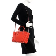 Louis Vuitton W Veau Cachemire Bb 2way 219351 Red Leather Tote