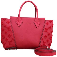 Louis Vuitton W Veau Cachemire Bb 2way 219351 Red Leather Tote