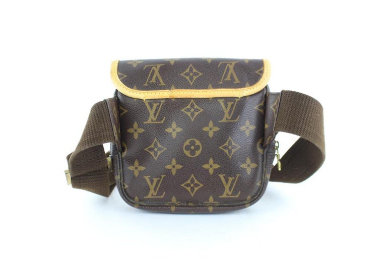 Brown and tan monogram coated canvas Louis Vuitton Bosphore waist