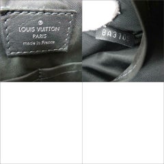 Louis Vuitton Waist Fast V Line Fanny Pack Belt Pouch 233768 Charcoal Calfskin