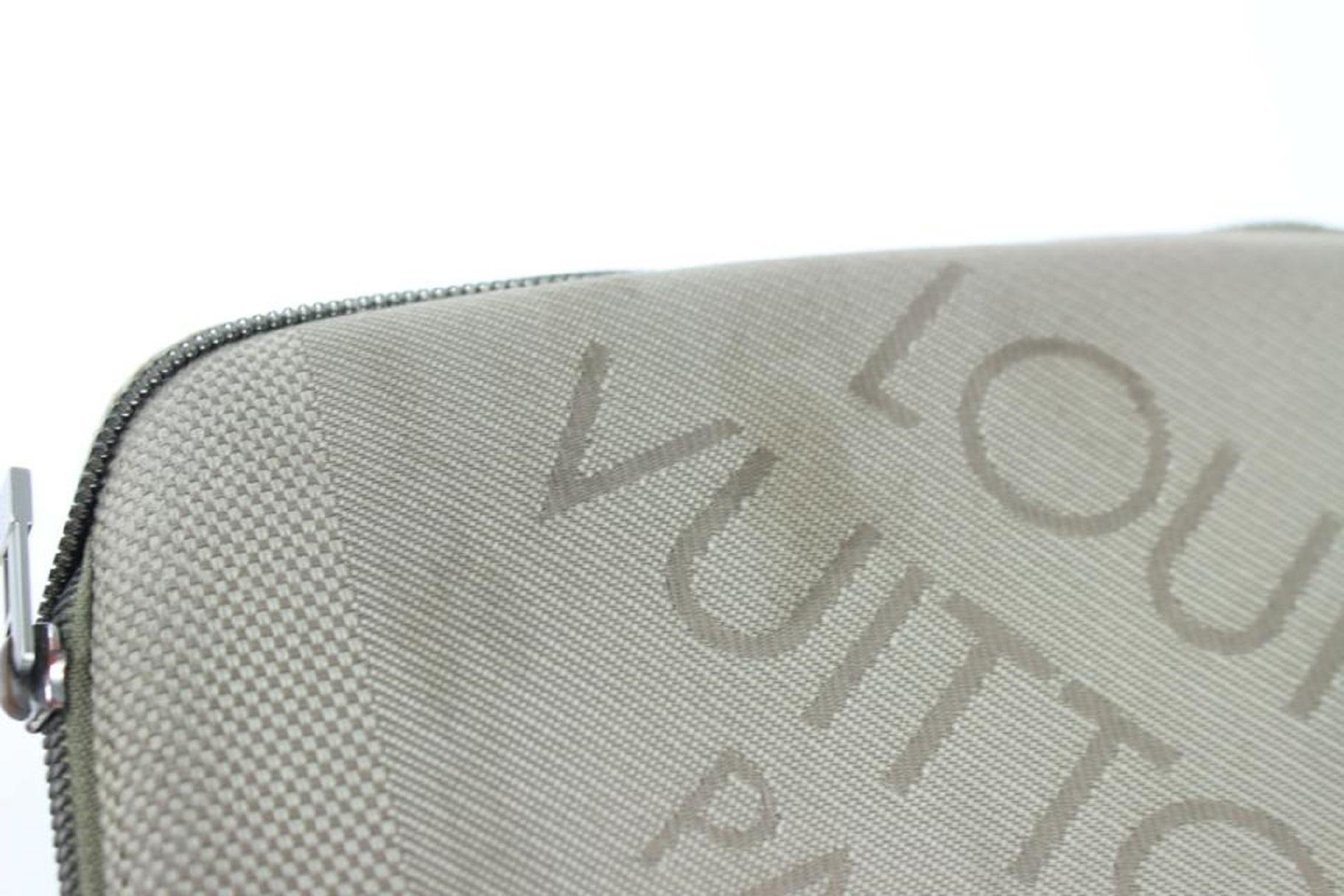 Louis Vuitton Waist Mage Damier Geant 227800 Taupe Canvas Cross Body Bag 6