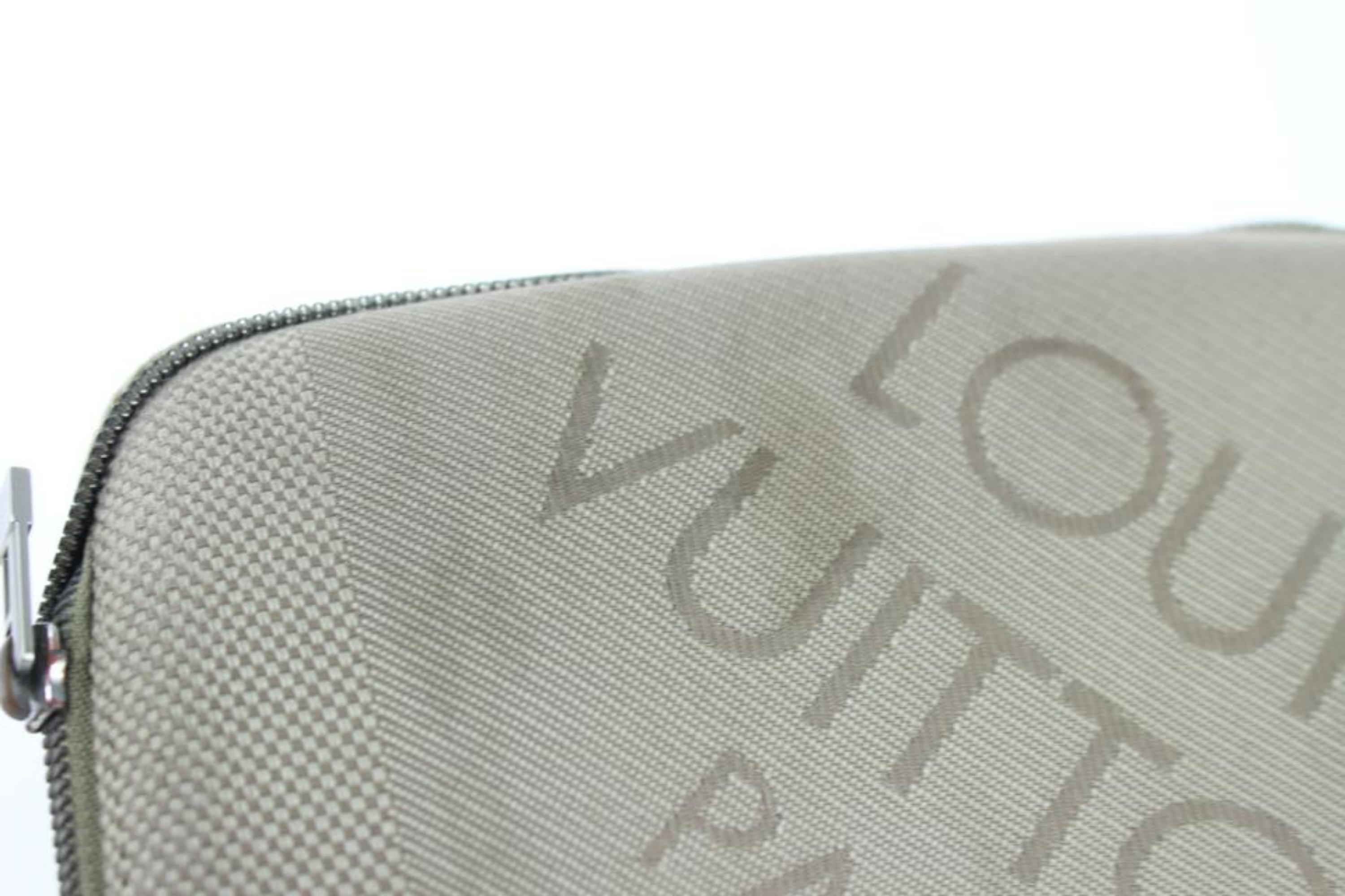 Louis Vuitton Waist Mage Damier Geant 227800 Taupe Canvas Cross Body Bag For Sale 6