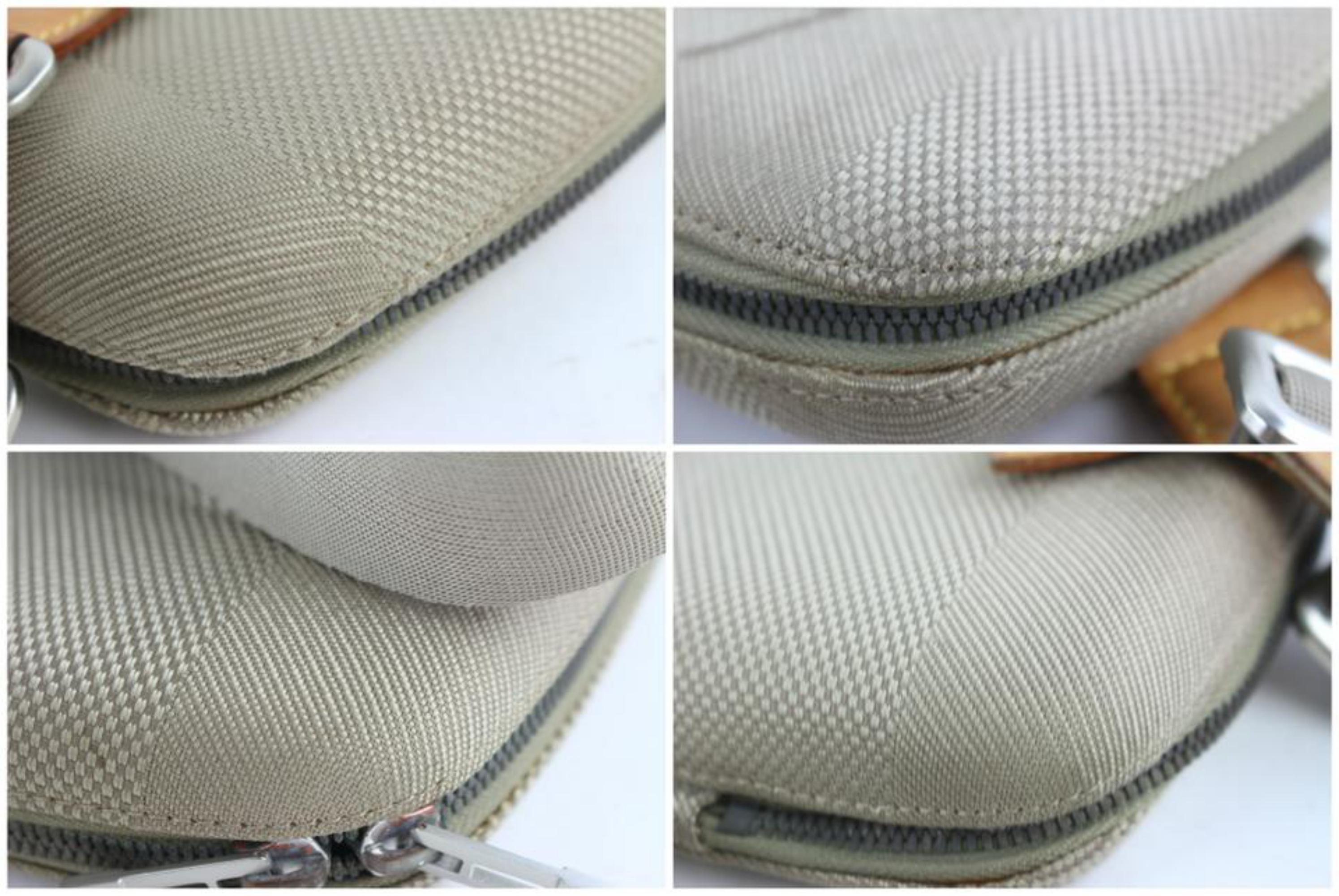 Louis Vuitton Waist Mage Damier Geant 227800 Taupe Canvas Cross Body Bag For Sale 3