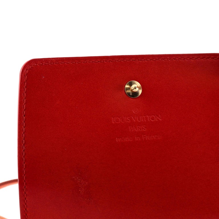 Louis Vuitton Walker Wallet Pouch In Monogram Vernis Leather