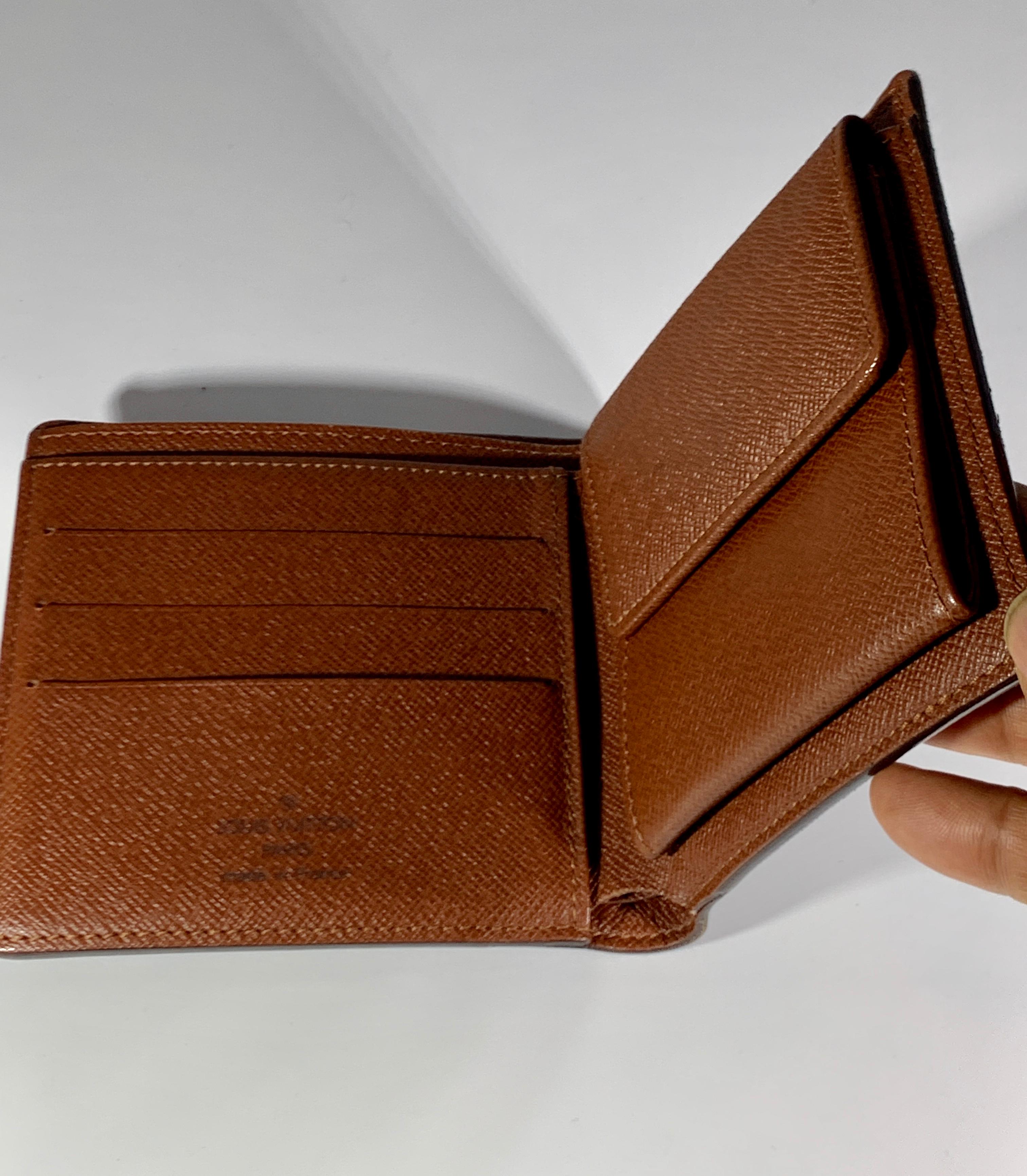 LOUIS VUITTON   Wallet Portefeuille  Marco  Browns Monogram, Bifold  Wallet 3