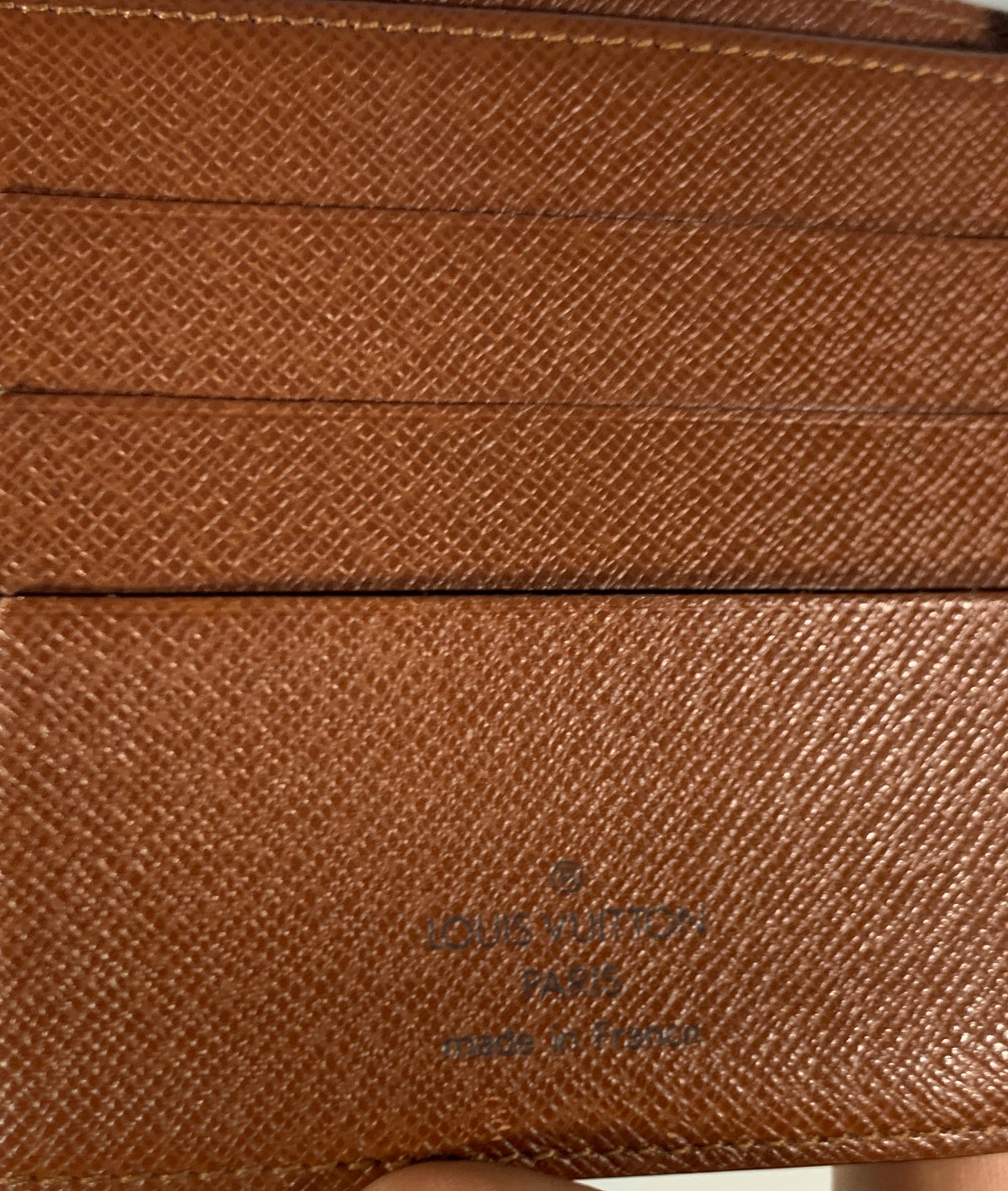 LOUIS VUITTON   Wallet Portefeuille  Marco  Browns Monogram, Bifold  Wallet 1