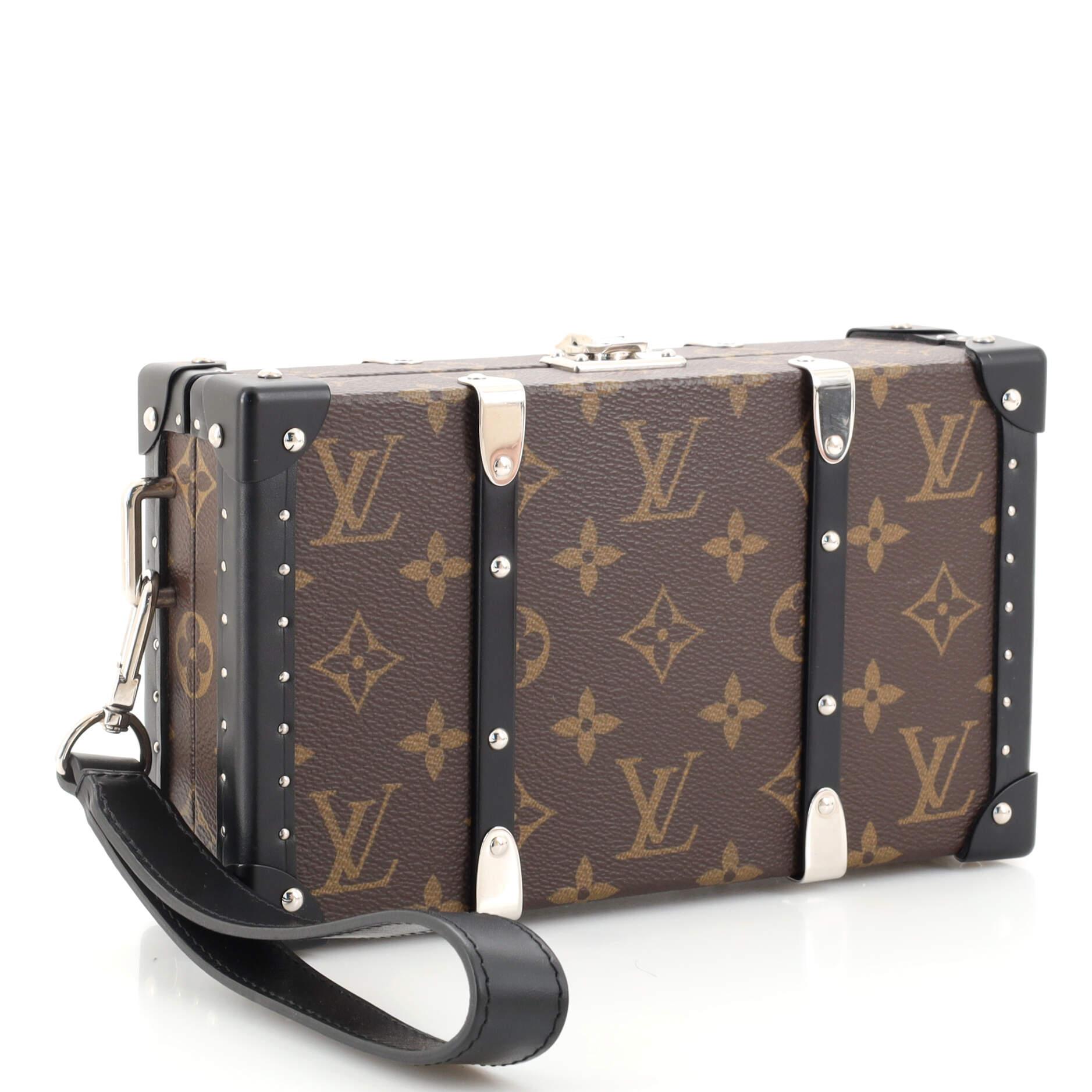 Louis Vuitton Wallet Trunk Clutch Macassar Monogram Canvas In Good Condition In NY, NY