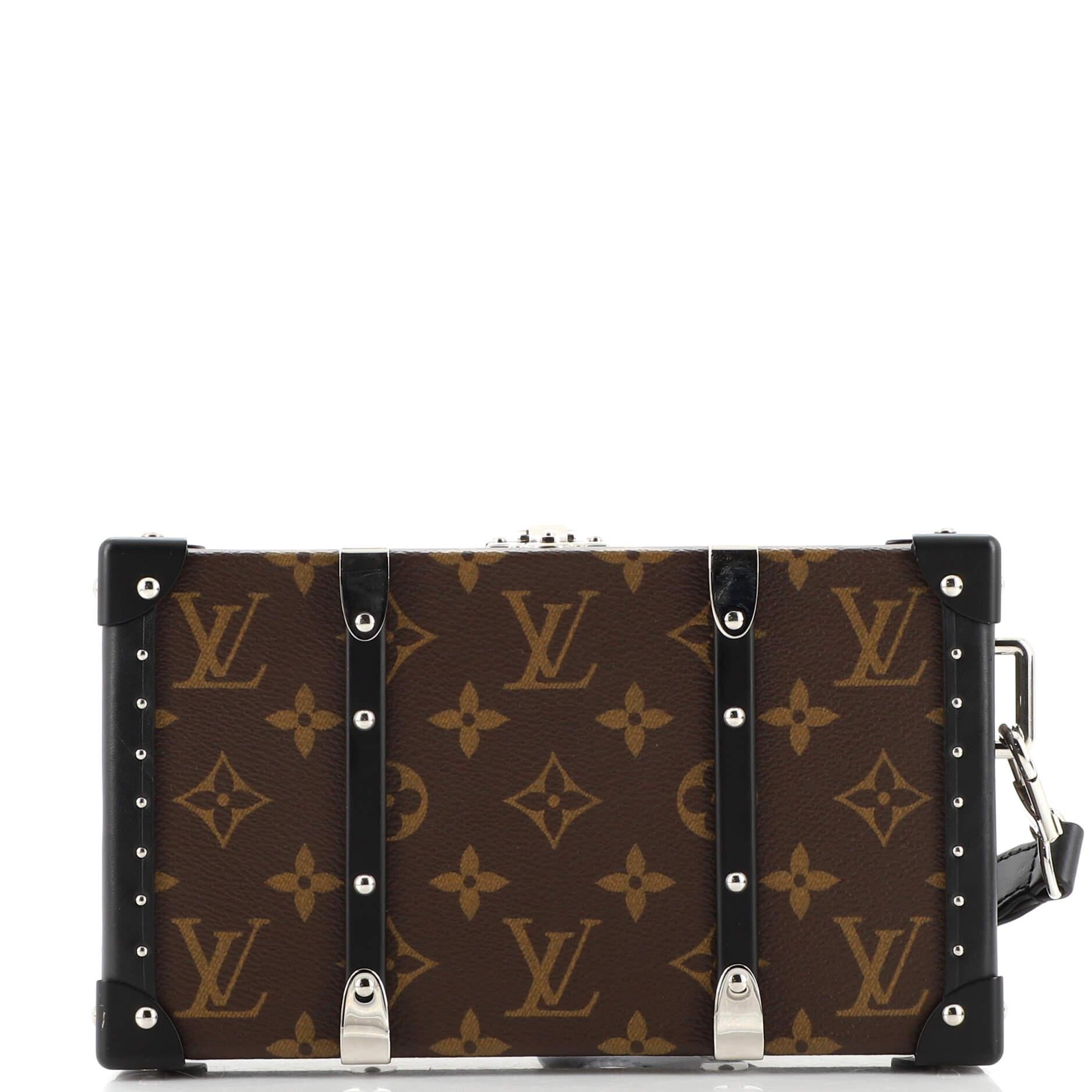 Louis Vuitton Wallet Trunk Clutch Macassar Monogram Canvas In Good Condition In NY, NY