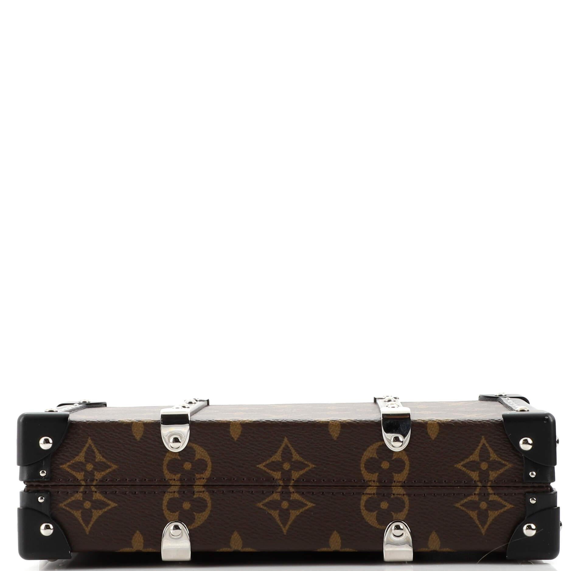 Women's or Men's Louis Vuitton Wallet Trunk Clutch Macassar Monogram Canvas