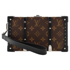 Louis Vuitton Clutch Trunk Monogram Reverse Brown/Black in Coated  Canvas/Calfskin with Brass - US