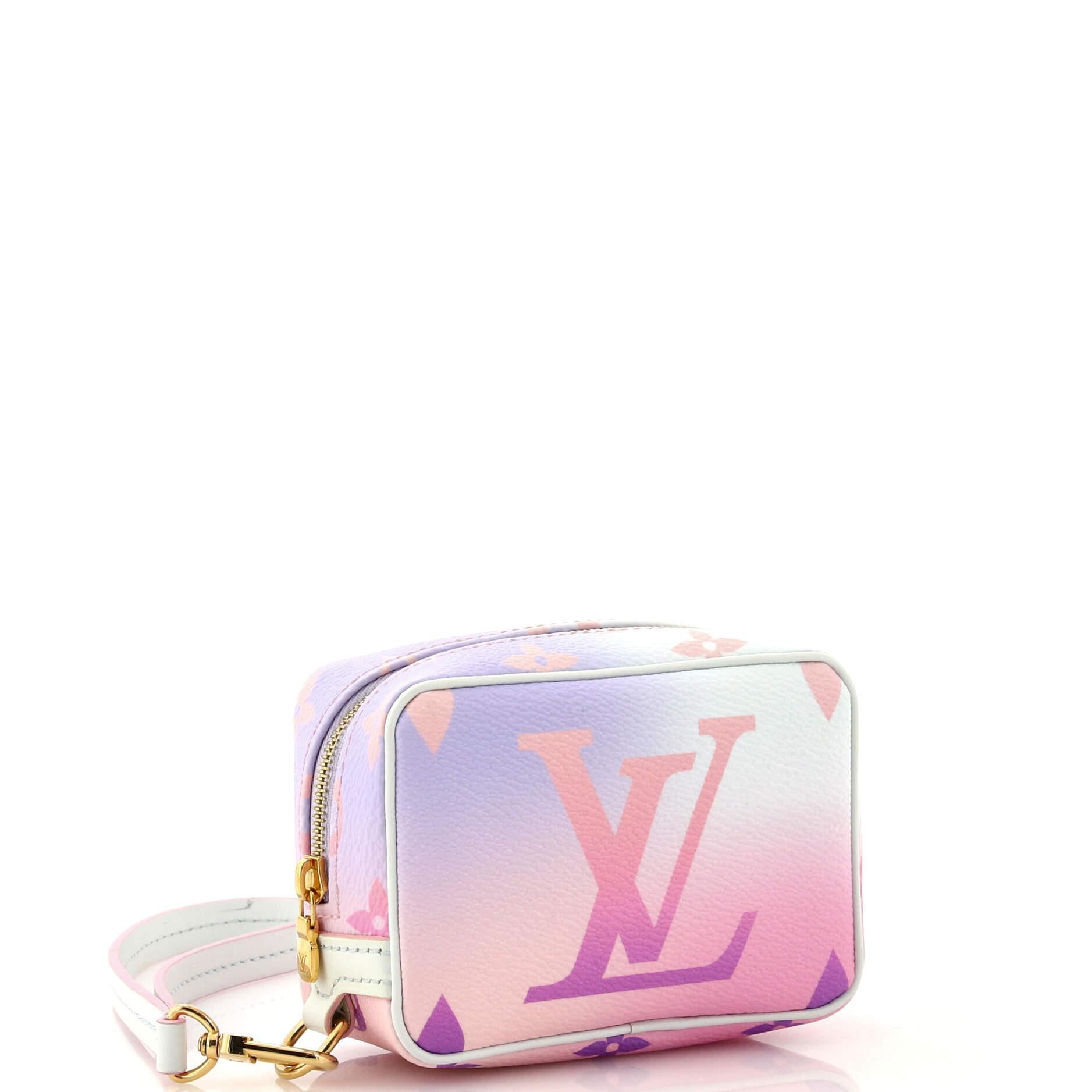 Louis Vuitton 2022 Sunrise Pastel Monogram Wapity Wristlet