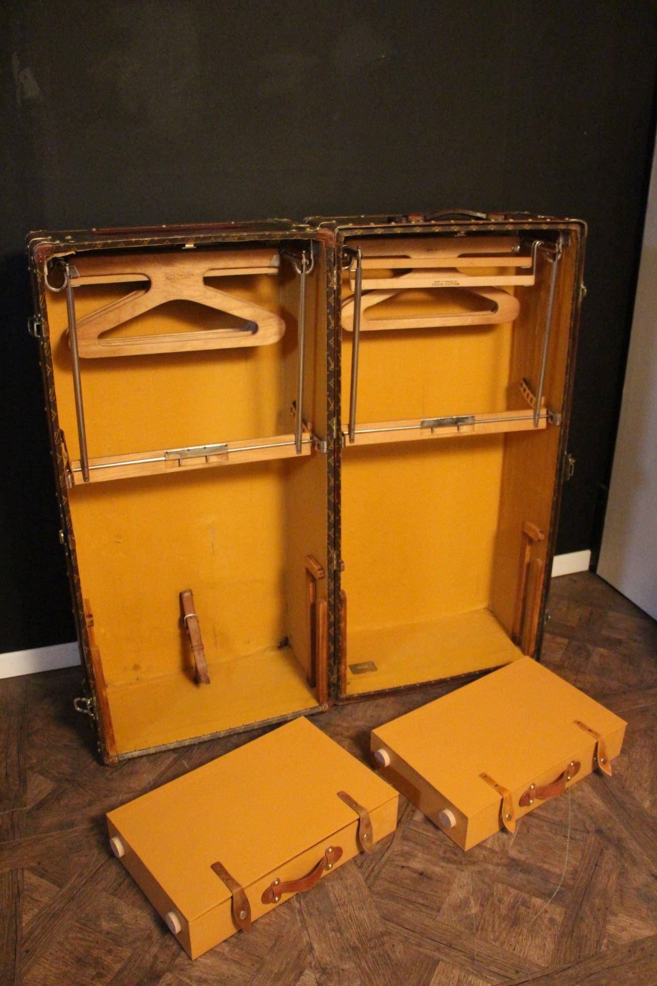 Louis Vuitton Wardrobe Trunk, Double Hanging Section Louis Vuitton Steamer Trunk 1