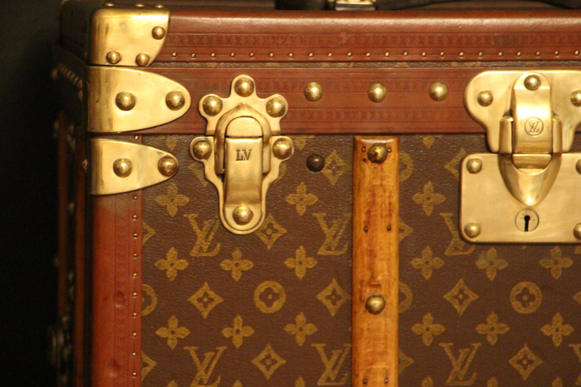 Louis Vuitton Wardrobe Trunk, Louis Vuitton Steamer Trunk with Double Hanging 3