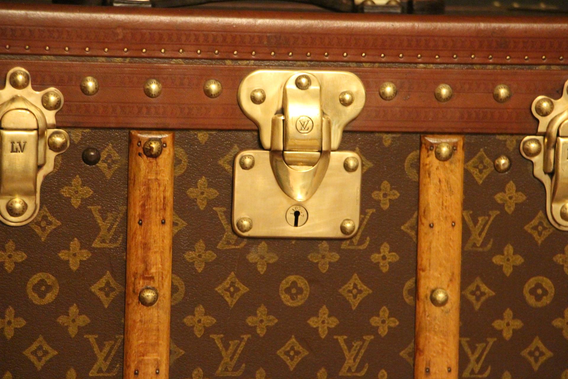 Louis Vuitton Wardrobe Trunk, Louis Vuitton Steamer Trunk with Double Hanging 4