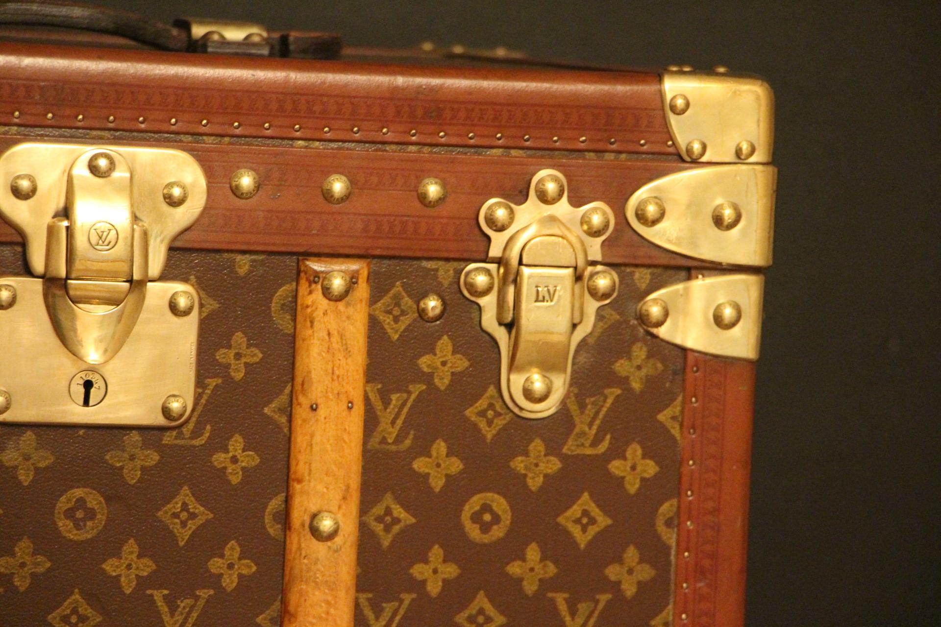 Louis Vuitton Wardrobe Trunk, Louis Vuitton Steamer Trunk with Double Hanging 5