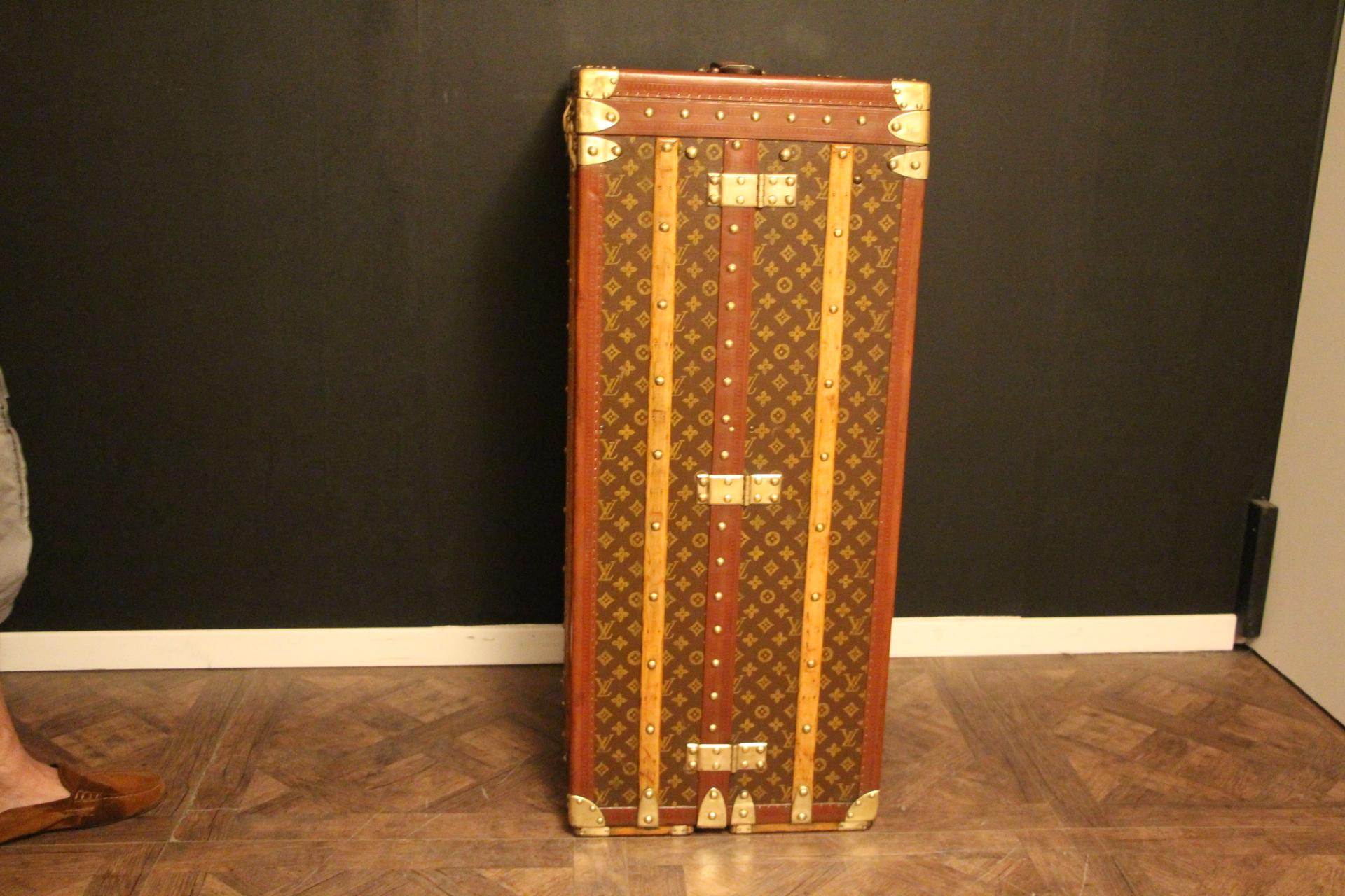 Louis Vuitton Wardrobe Trunk, Louis Vuitton Steamer Trunk with Double Hanging 6