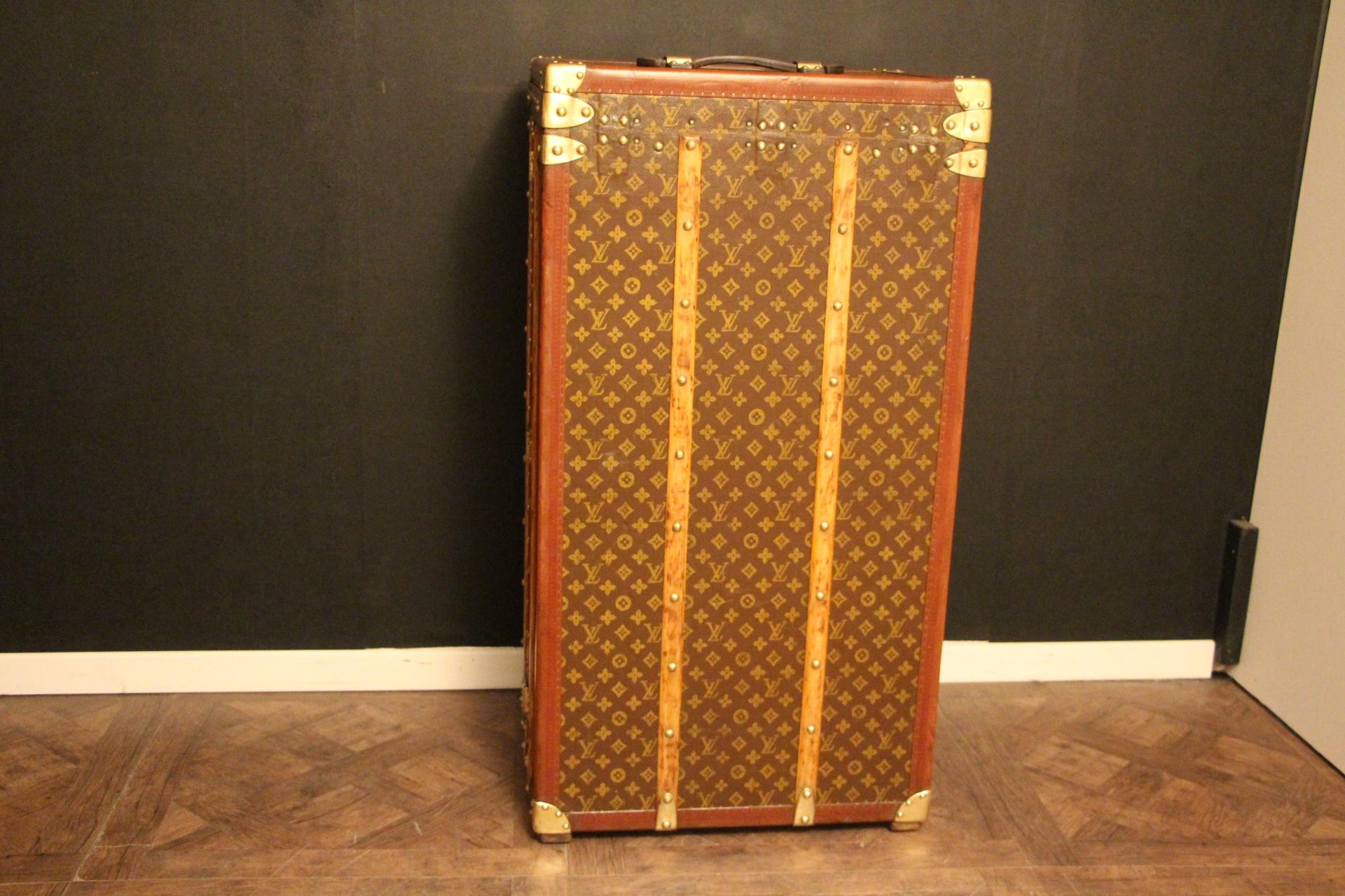 Louis Vuitton Wardrobe Trunk, Louis Vuitton Steamer Trunk with Double Hanging 7
