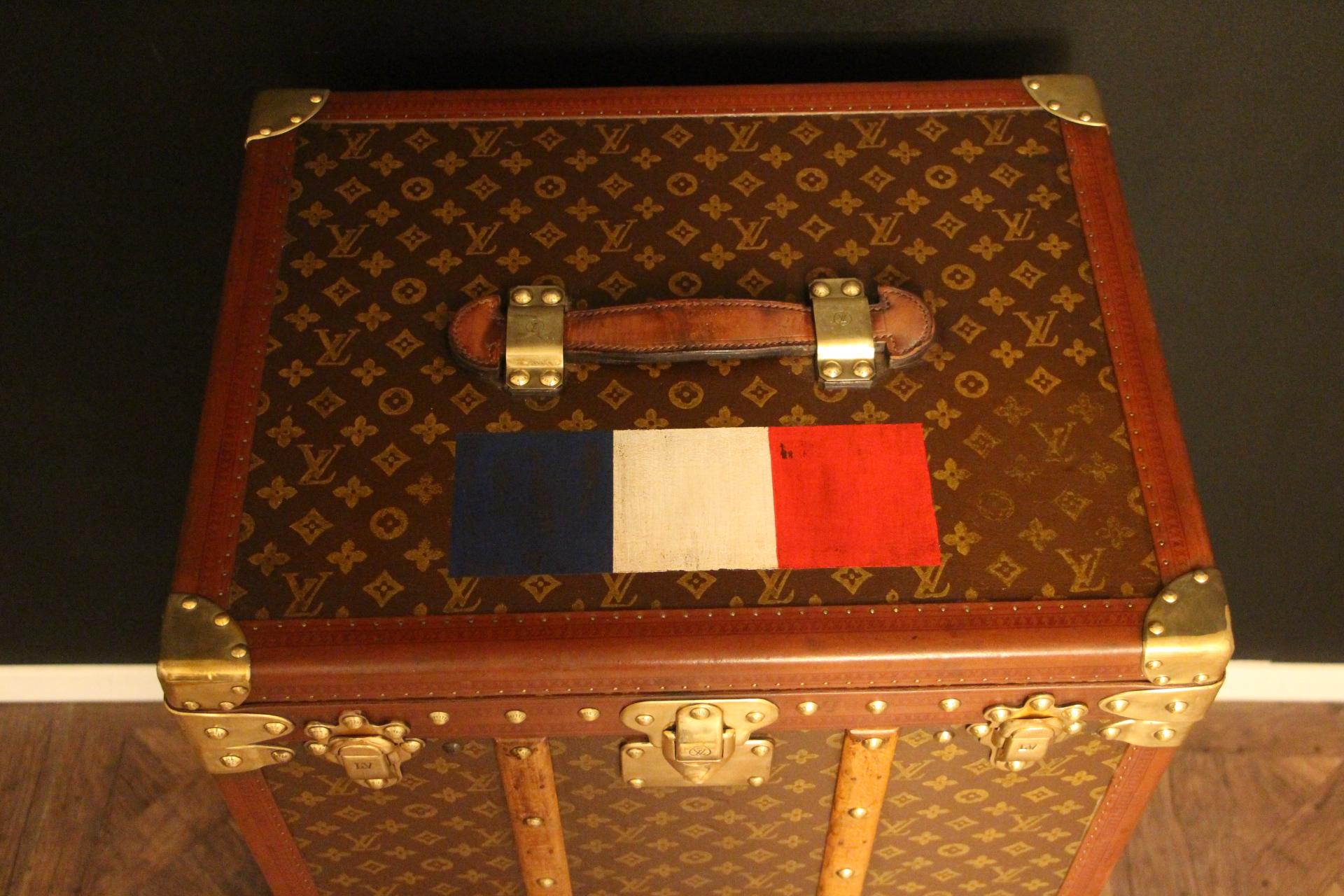 Louis Vuitton Wardrobe Trunk, Louis Vuitton Steamer Trunk with Double Hanging 8