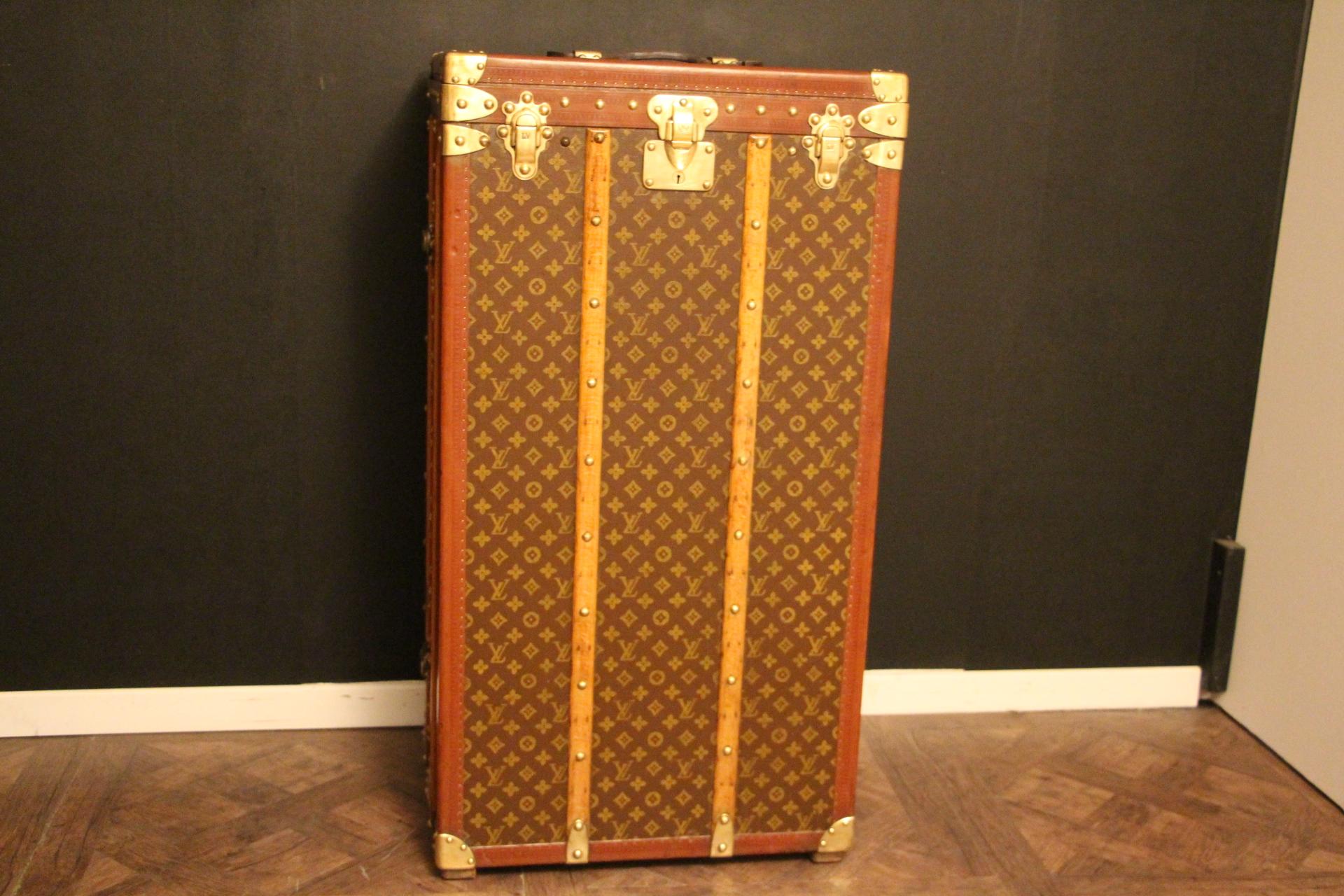 Louis Vuitton Wardrobe Trunk, Louis Vuitton Steamer Trunk with Double Hanging 2