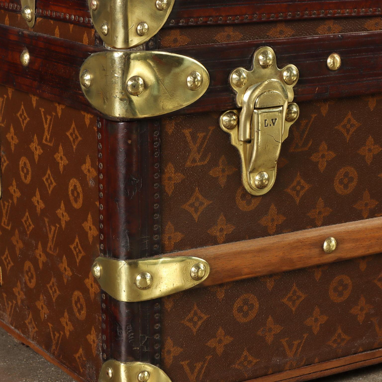 French Louis Vuitton Wardrobe Trunk. Paris, c. 1910 For Sale
