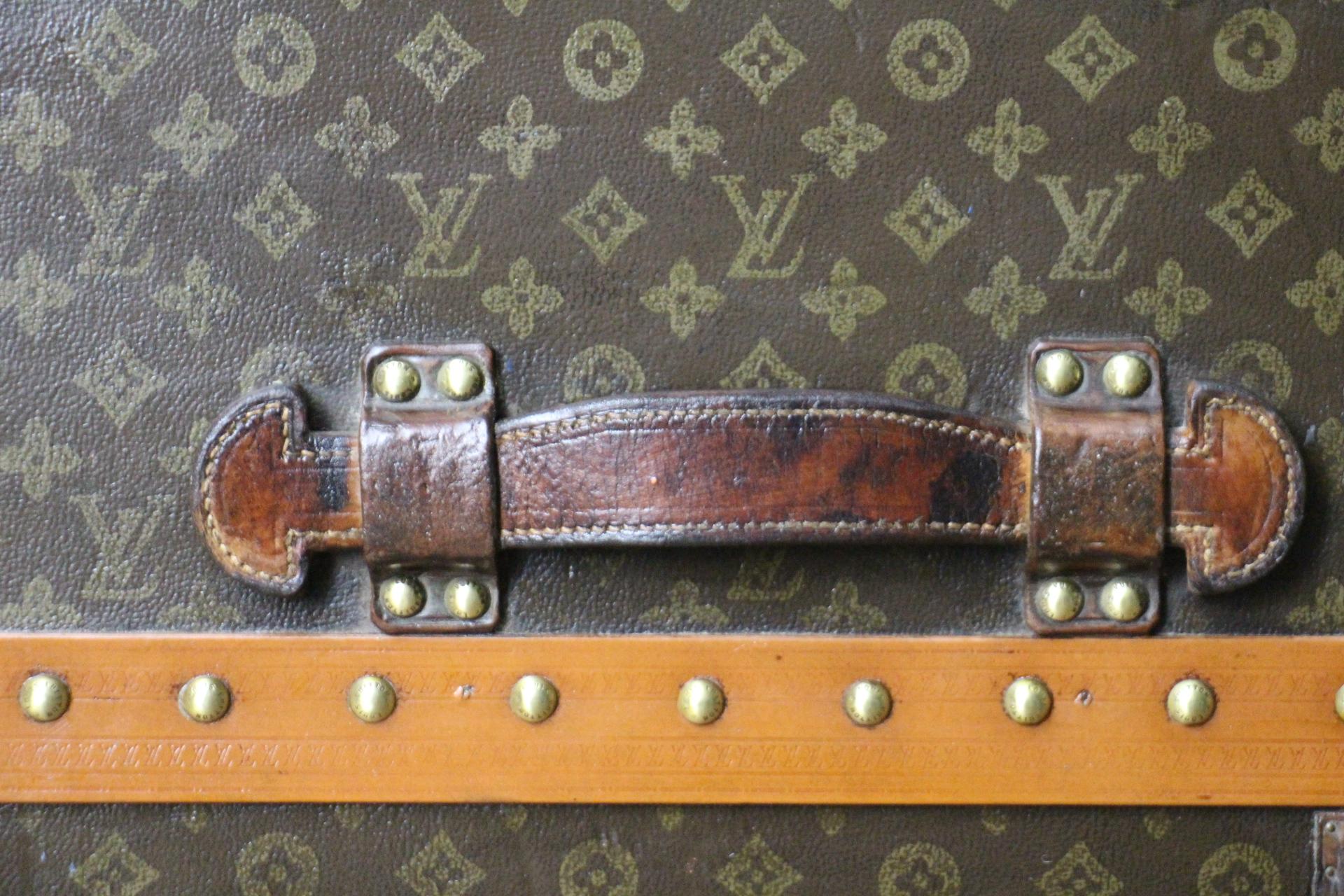 Louis Vuitton Kleiderschrank-Koffer, Vuitton-Koffer, 55 cm Louis Vuitton-Dampfer-Koffer im Angebot 5