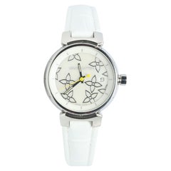 Reloj Louis Vuitton. LV Taza de tambor Q121C Esfera MOP Cuarzo