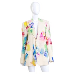 Blazer Louis Vuitton à logo aquarelle (US 10-12)