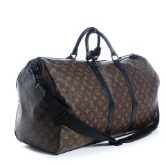 Louis Vuitton Waterproof Keepall Bandouliere 55 Duffle Bag with Strap 5lv62