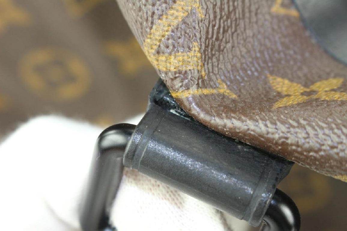 Black Louis Vuitton Waterproof Keepall Bandouliere 55 Duffle Bag with Strap 5lv62