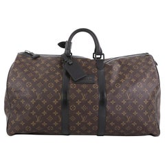 Louis Vuitton Waterproof Keepall Bandouliere Bag Monogram Canvas 55